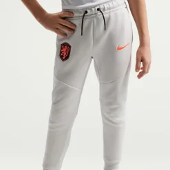 Nike Nederland Tech Fleece Joggingbroek 2026-2028 Kids Lichtgrijs Zwart Feloranje