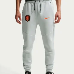 Nike Nederland Tech Fleece Joggingbroek 2026-2028 Lichtgrijs Zwart Feloranje