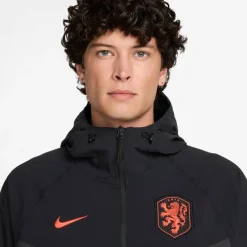 Nike Nederland Tech Woven Trainingsjack 2026-2028 Zwart Oranje