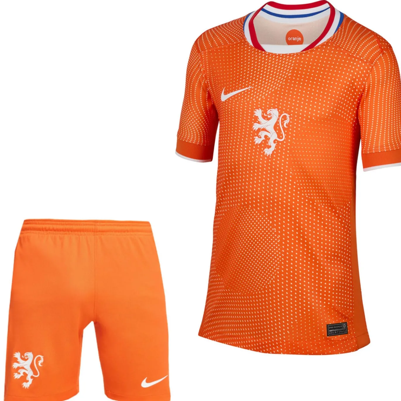 Nike Nederland Thuisset OranjeLeeuwinnen 2025-2027 Kids
