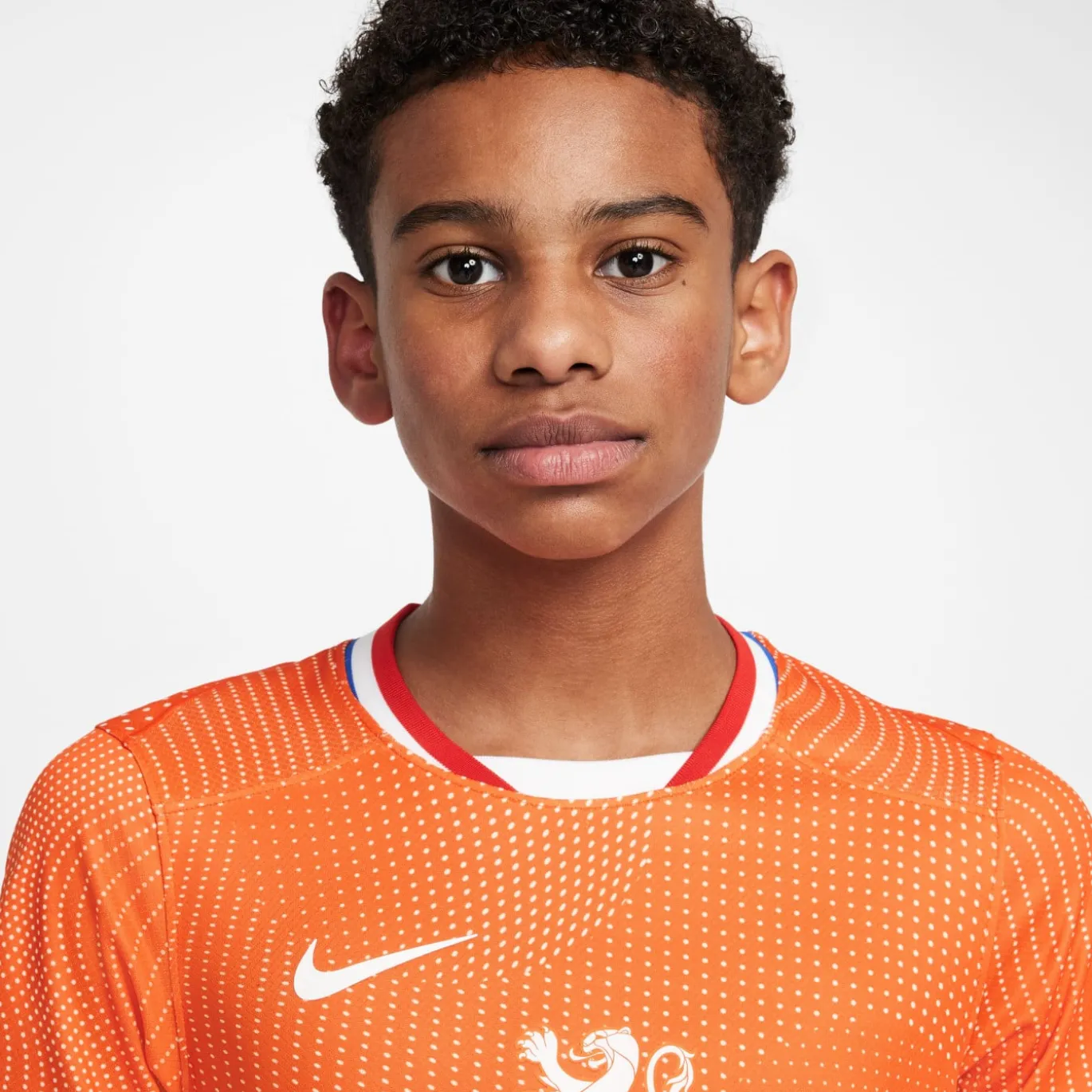 Nike Nederland Thuisshirt OranjeLeeuwinnen 2025-2027 Kids + EK 2025 Badges