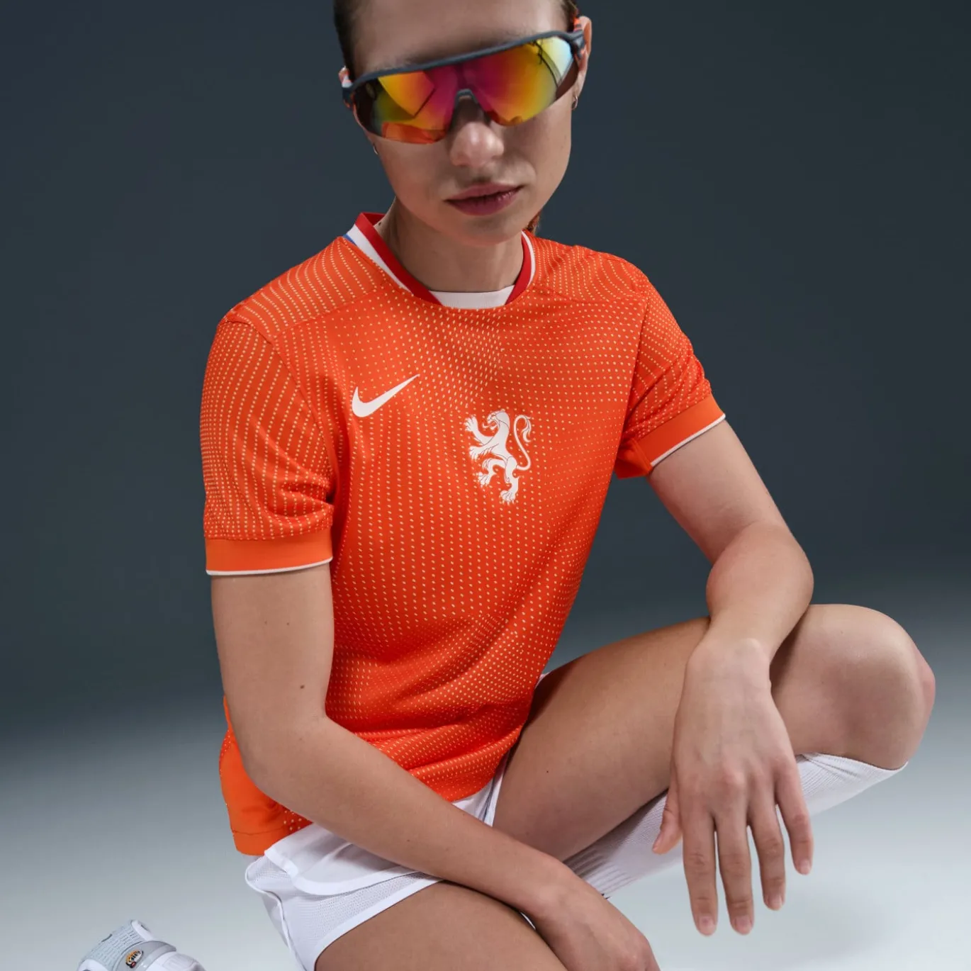 Nike Nederland Thuisshirt OranjeLeeuwinnen 2025-2027 Dames + EK 2025 Badges
