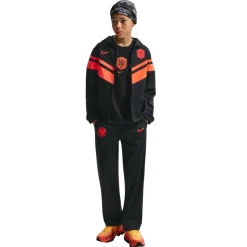 Nike Nederland Trainingspak Full-Zip 2026-2028 Kids Zwart Oranje