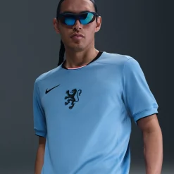 Nike Nederland Uitshirt OranjeLeeuwinnen 2025-2027 Heren + EK 2025 Badges