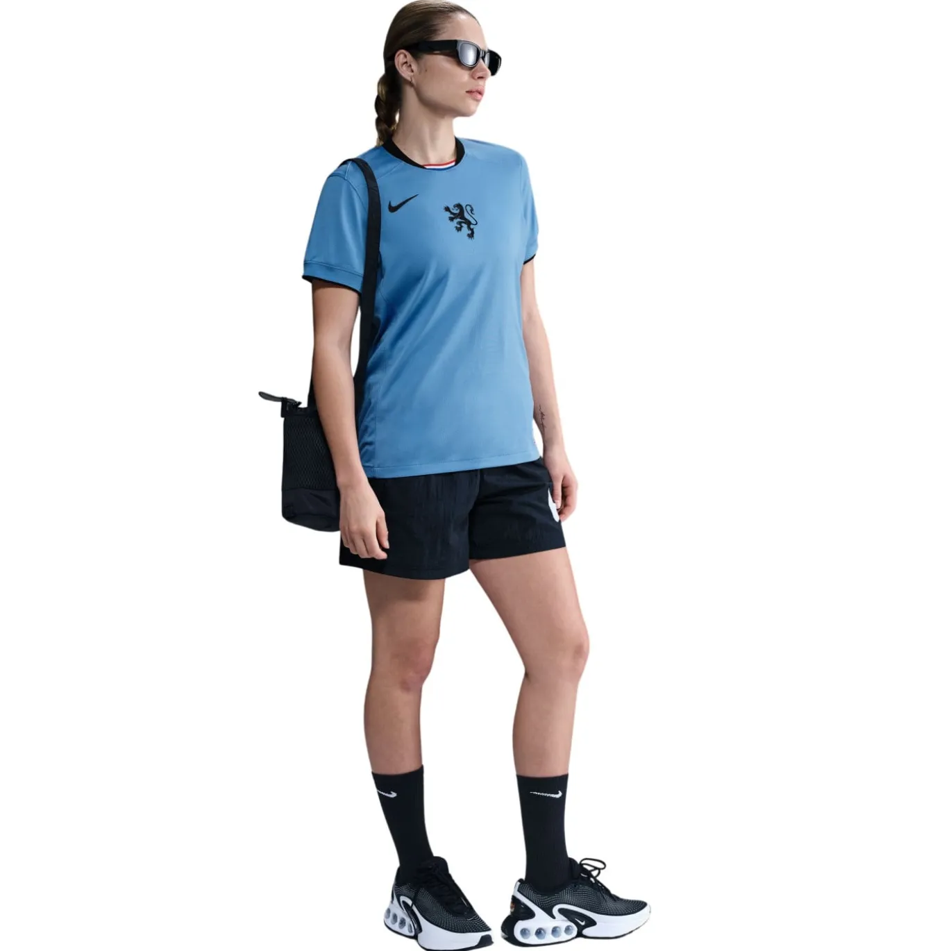 Nike Nederland Uitshirt OranjeLeeuwinnen 2025-2027 Dames + EK 2025 Badges