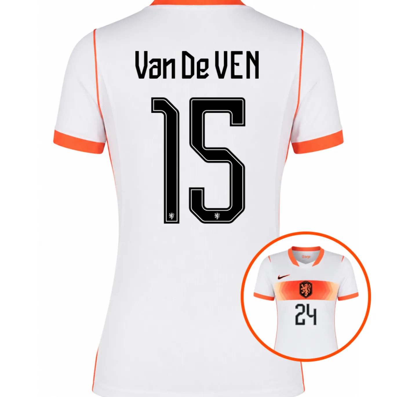Nike Nederland Van De Ven 15 Uitshirt 2026-2028 Dames