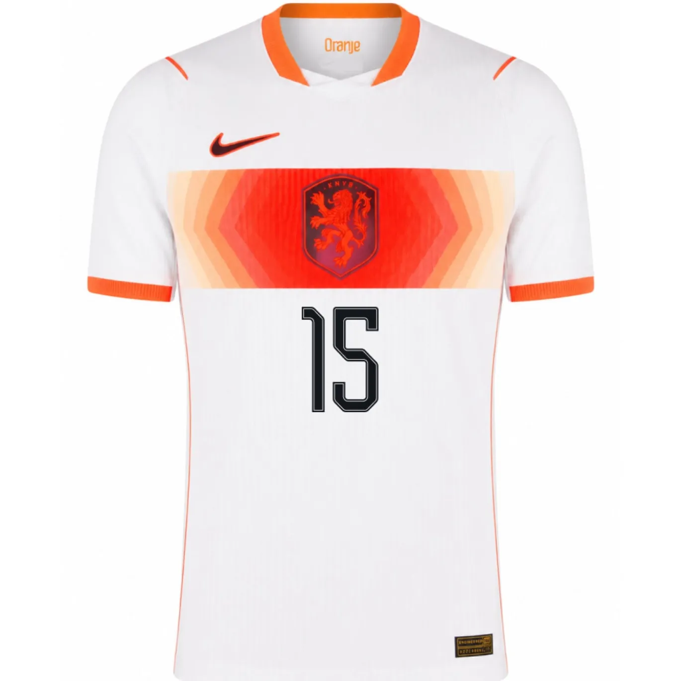 Nike Nederland Van De Ven 15 Uitshirt Authentic 2026-2028