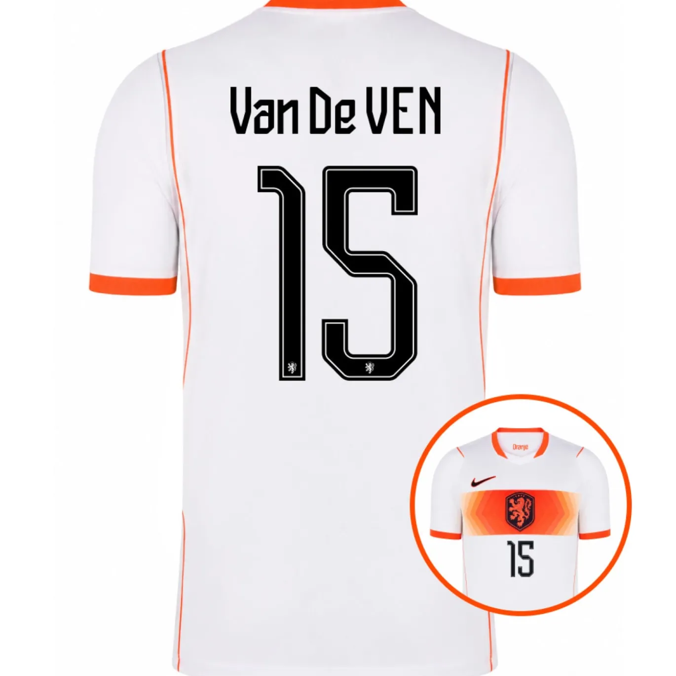 Nike Nederland Van De Ven 15 Uitshirt 2026-2028
