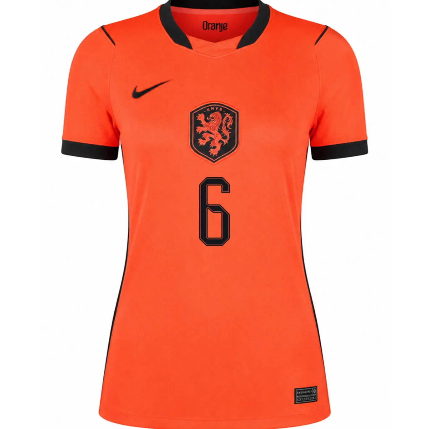 Nike Nederland Van Hecke 6 Thuisshirt 2026-2028 Dames