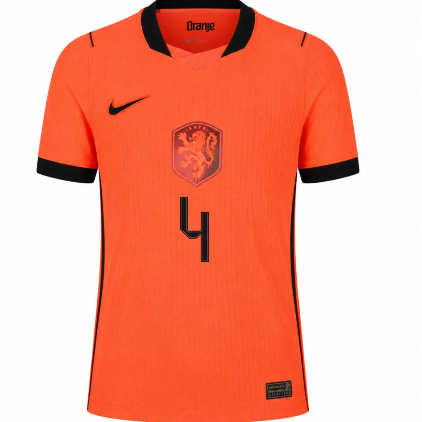 Nike Nederland Virgil 4 Thuisshirt Authentic 2026-2028 Kids