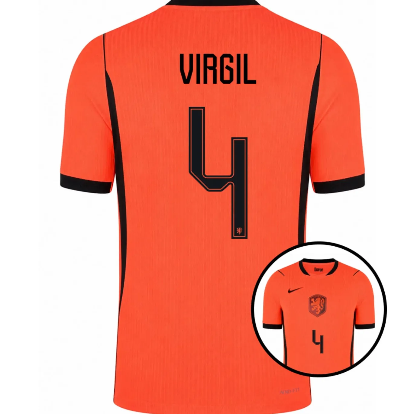 Nike Nederland Virgil 4 Thuisshirt Authentic 2026-2028