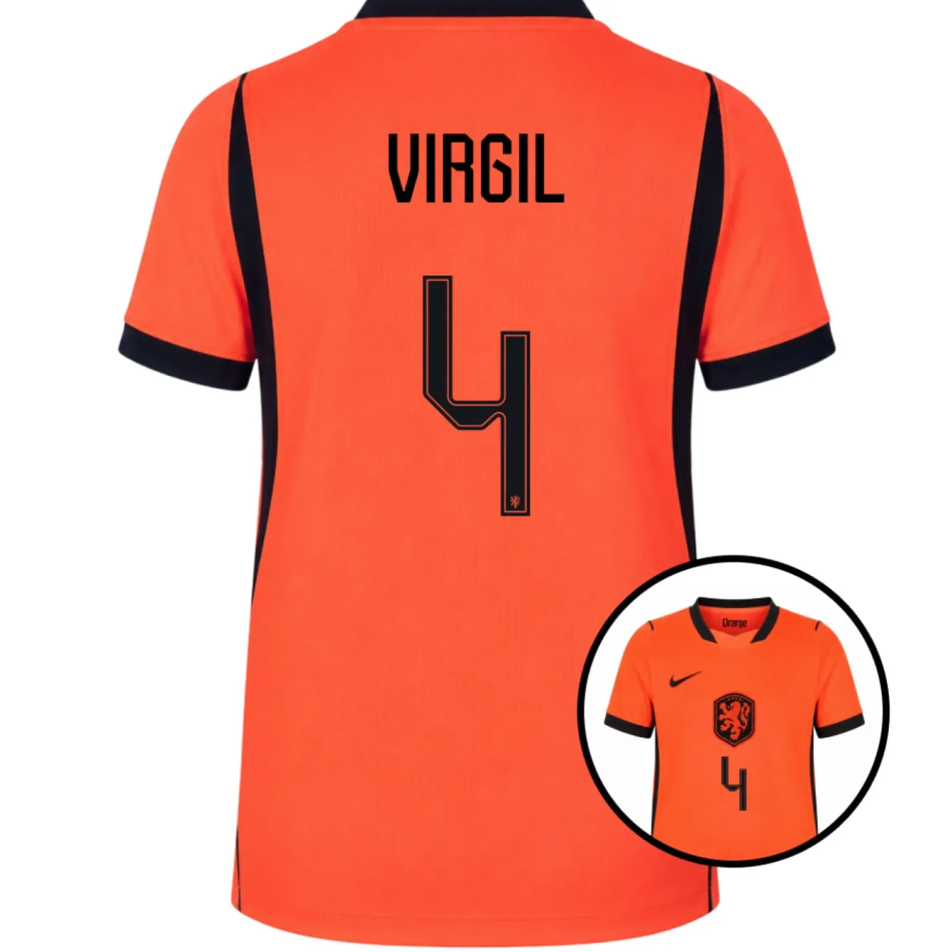 Nike Nederland Virgil 4 Thuisshirt 2026-2028 Kids