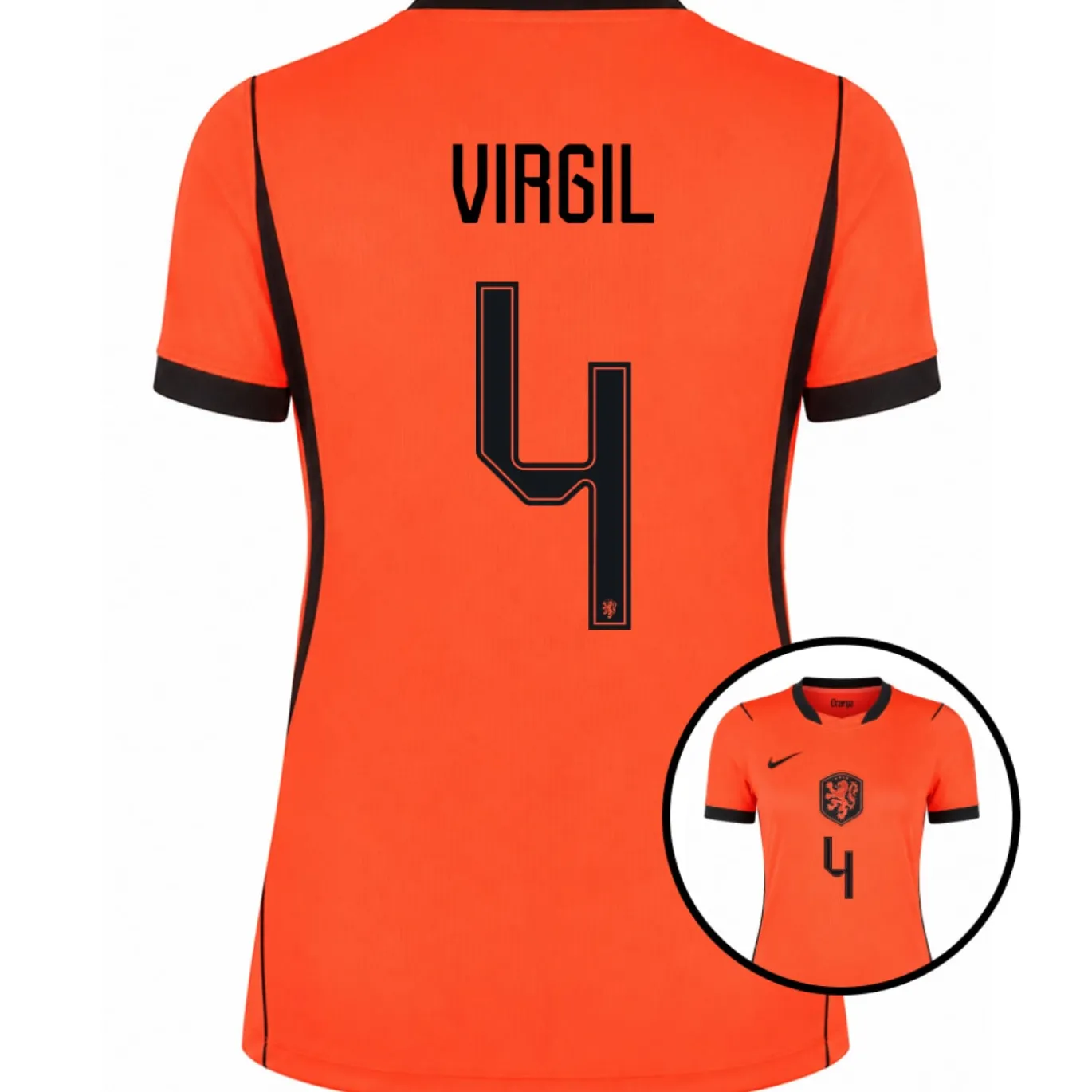 Nike Nederland Virgil 4 Thuisshirt 2026-2028 Dames