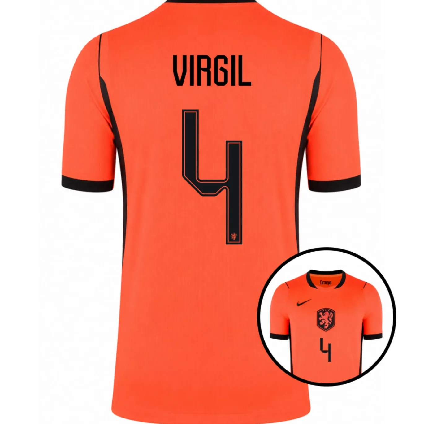 Nike Nederland Virgil 4 Thuisshirt 2026-2028