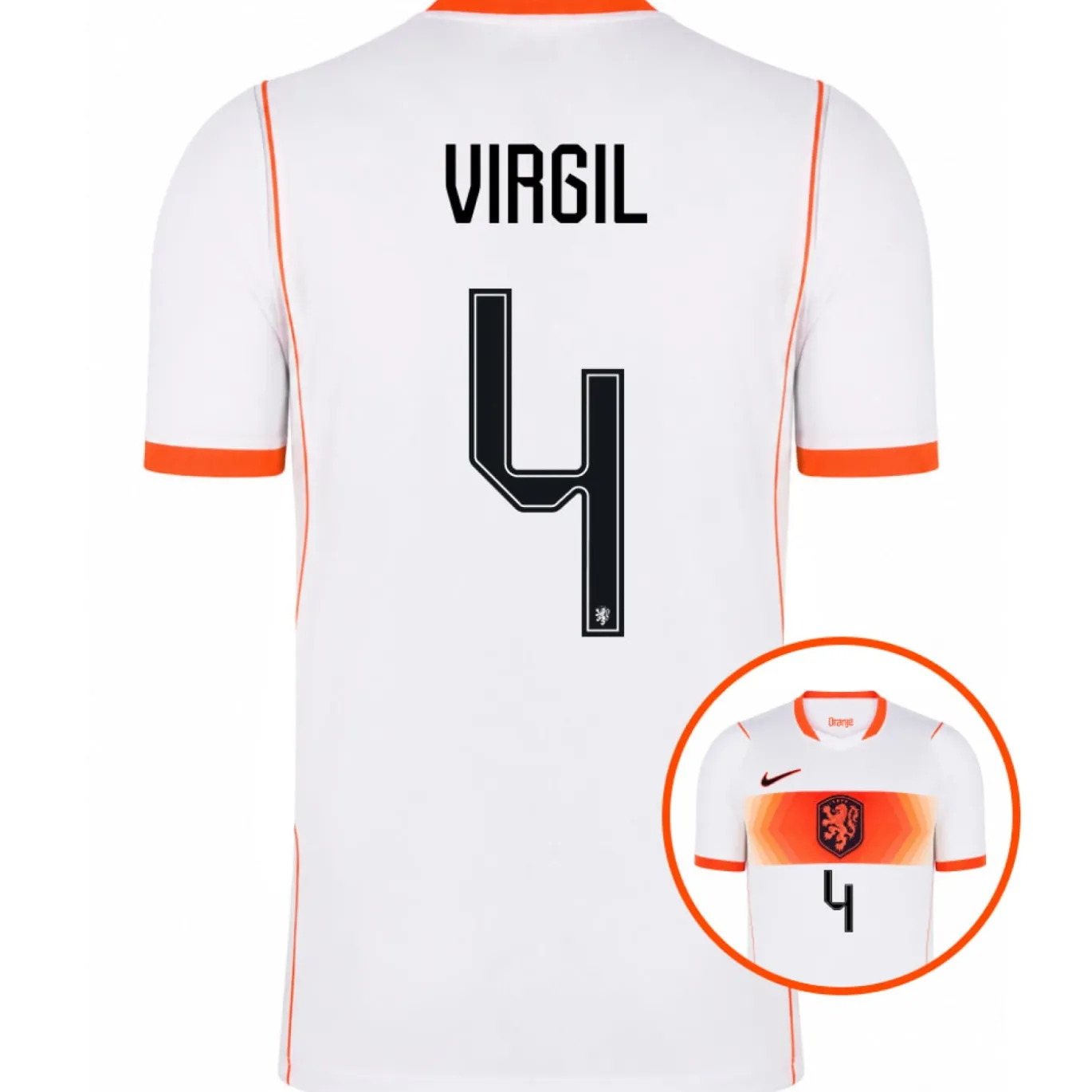 Nike Nederland Virgil 4 Uitshirt 2026-2028