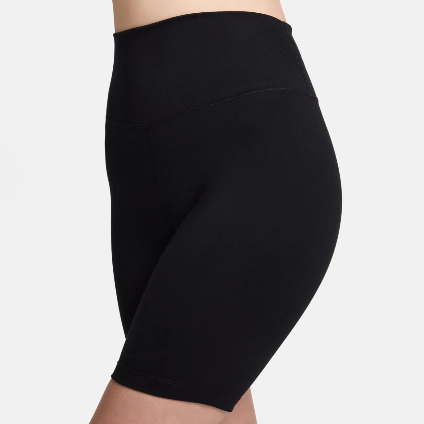 Nike One Short 8-Inch Dames Zwart Wit