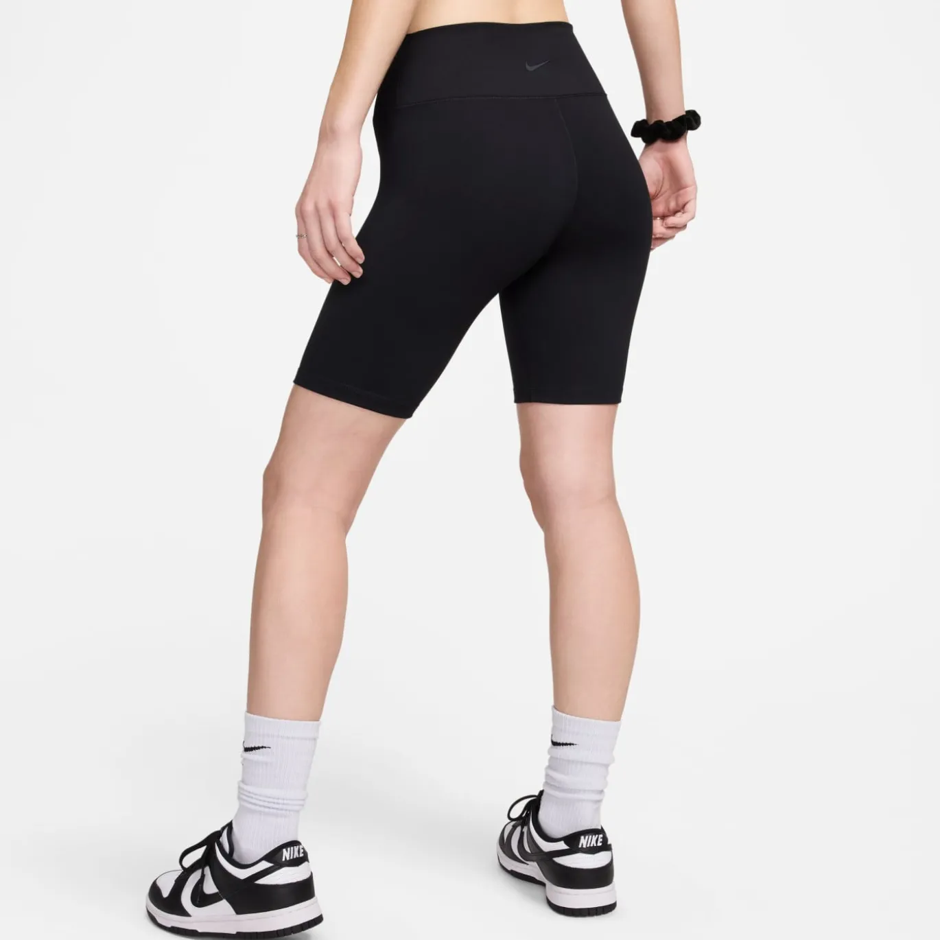 Nike One Short 8-Inch Dames Zwart Wit