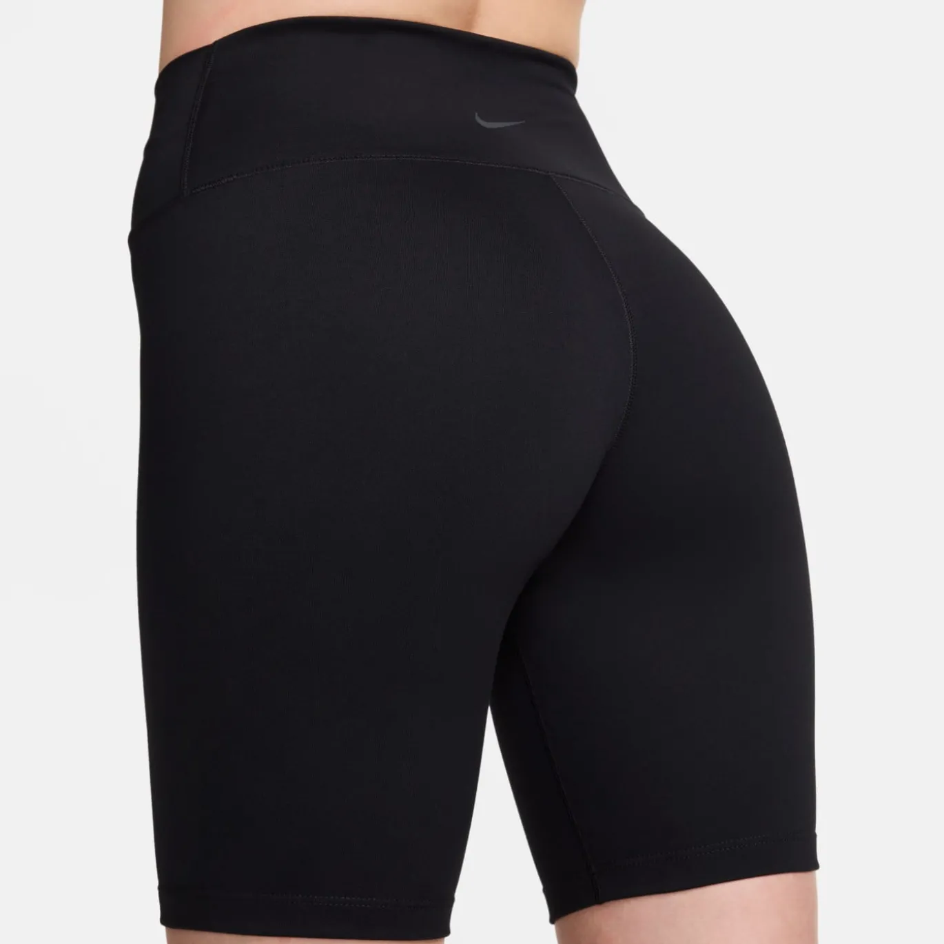 Nike One Short 8-Inch Dames Zwart Wit