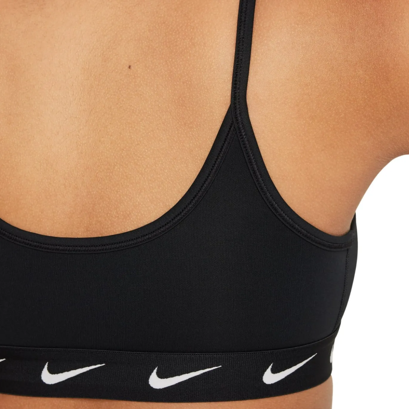 Nike One Sportbeha Meisjes Zwart Wit