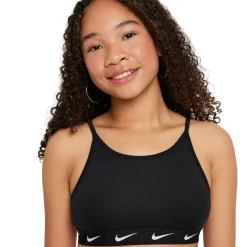 Nike One Sportbeha Meisjes Zwart Wit