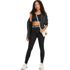 Nike One Sportbeha Meisjes Zwart Wit