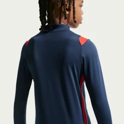 Nike Paris Saint-Germain Academy Pro Trainingspak 1/4-Zip 2026-2027 Kids Donkerblauw Rood Wit