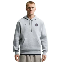 Nike Paris Saint-Germain Club Sportswear Hoodie 2026-2027 Grijs Zwart Donkerblauw