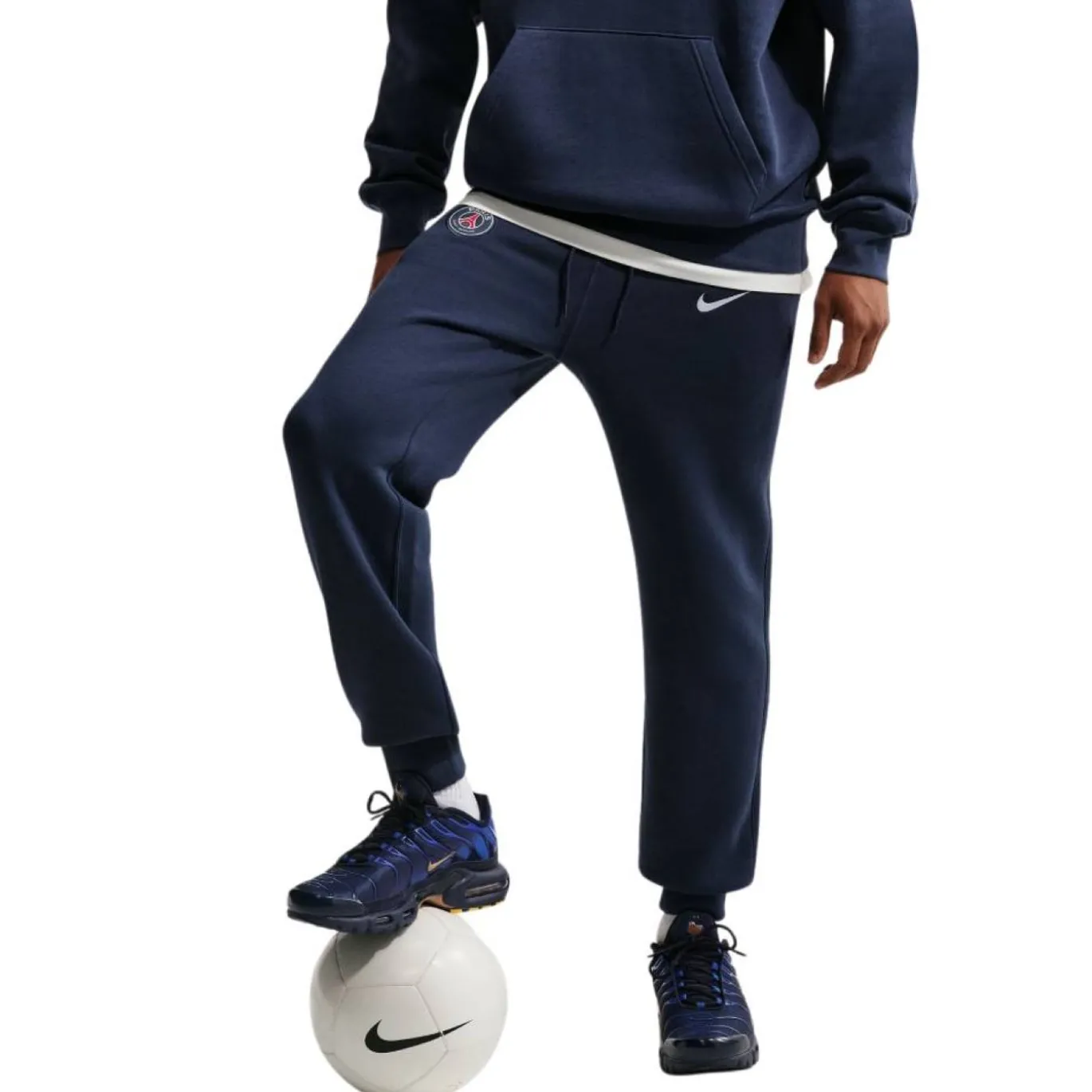 Nike Paris Saint-Germain Club Sportswear Trainingspak Hooded 2026-2027 Donkerblauw Wit