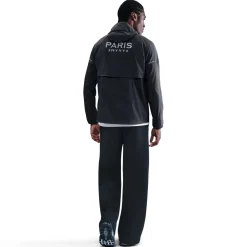 Nike Paris Saint-Germain Impact Windrunner Jack 2025-2026 Donkergrijs Zilver
