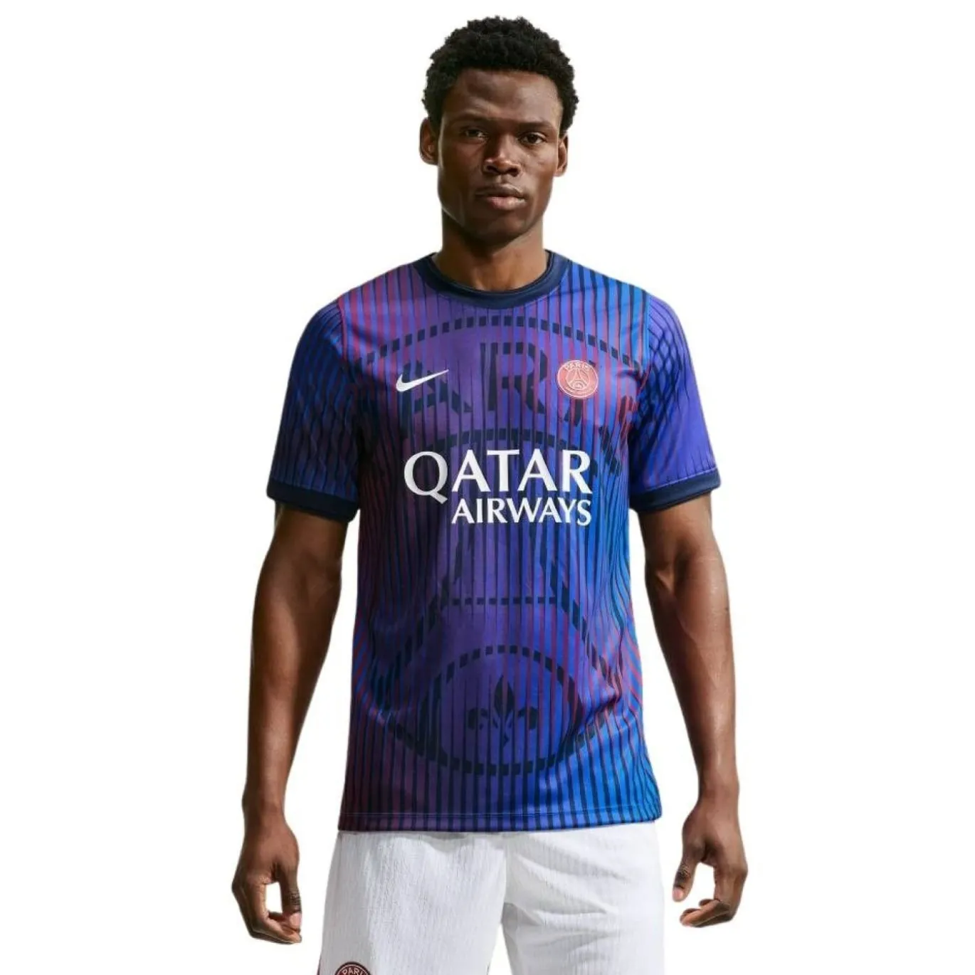 Nike Paris Saint-Germain Pre-Match Trainingsshirt 2026-2027 Donkerblauw Wit