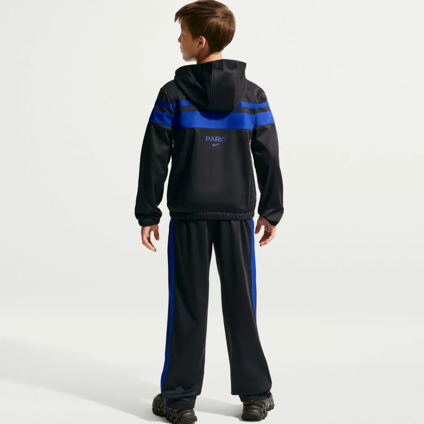 Nike Paris Saint-Germain Sportswear Trainingspak 2026-2027 Kids Zwart Donkerblauw