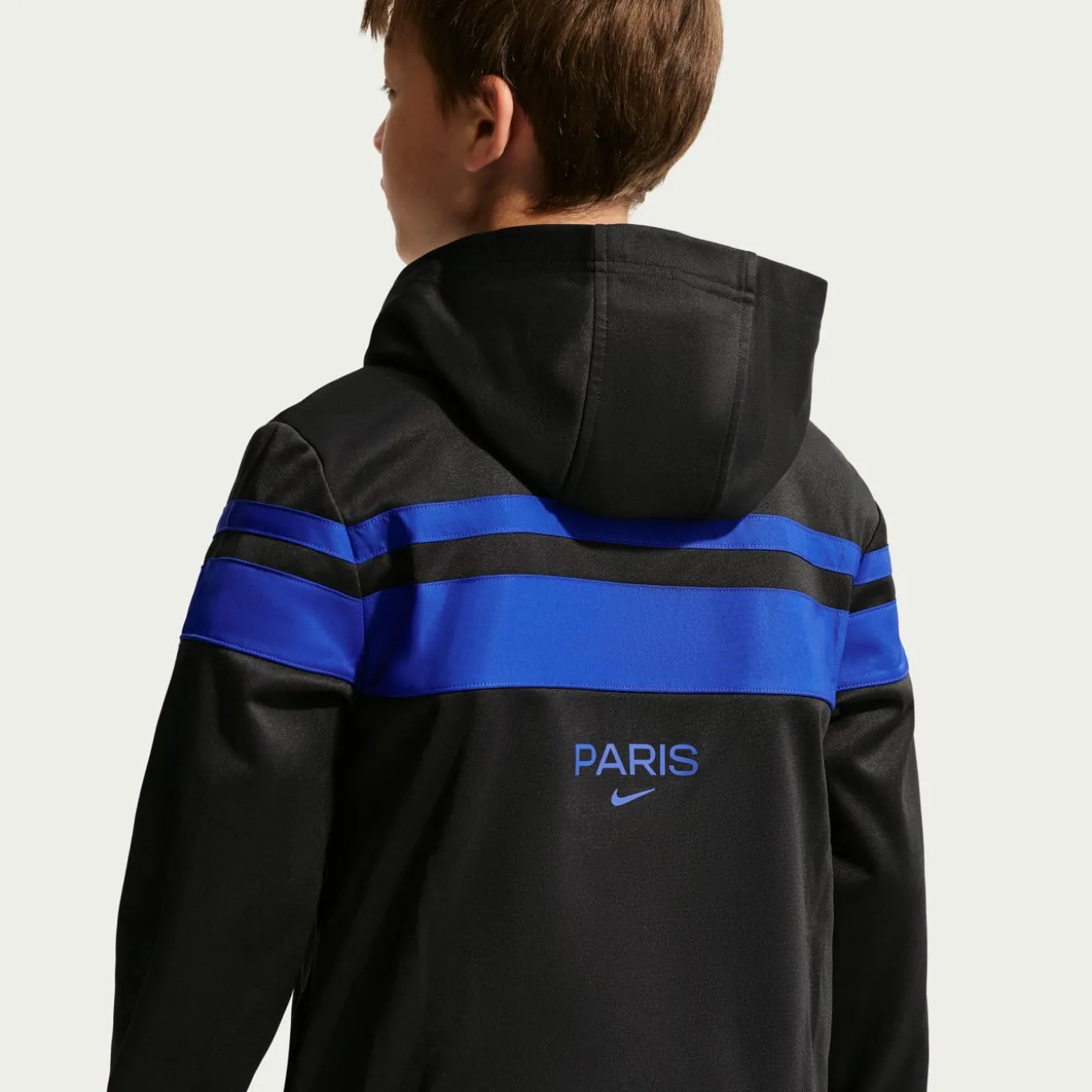 Nike Paris Saint-Germain Sportswear Trainingspak 2026-2027 Kids Zwart Donkerblauw