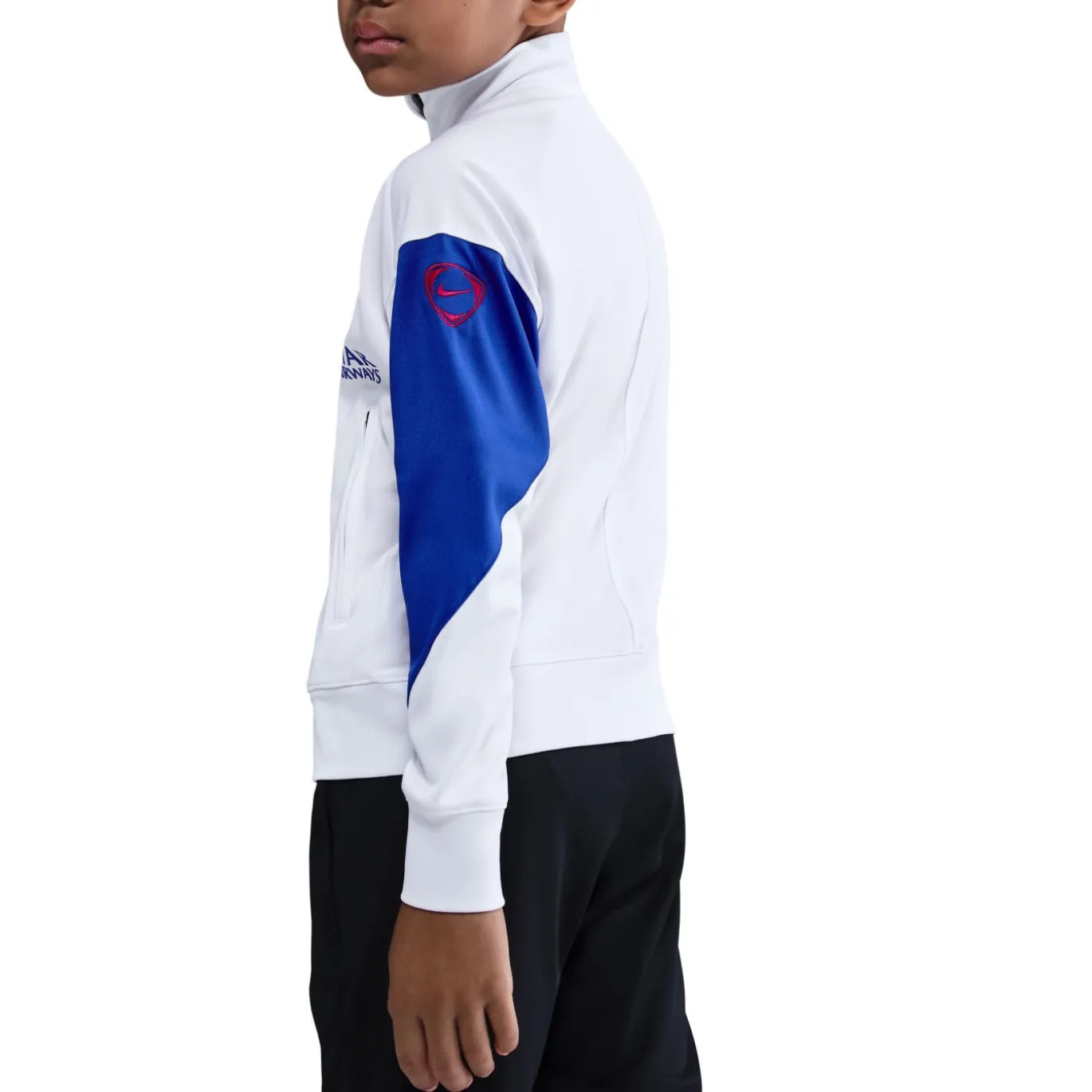 Nike Paris Saint-Germain Strike Trainingspak Full-Zip 2025-2026 Kids Wit Zwart Blauw Rood