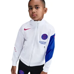 Nike Paris Saint-Germain Strike Trainingspak Full-Zip 2025-2026 Kids Wit Zwart Blauw Rood