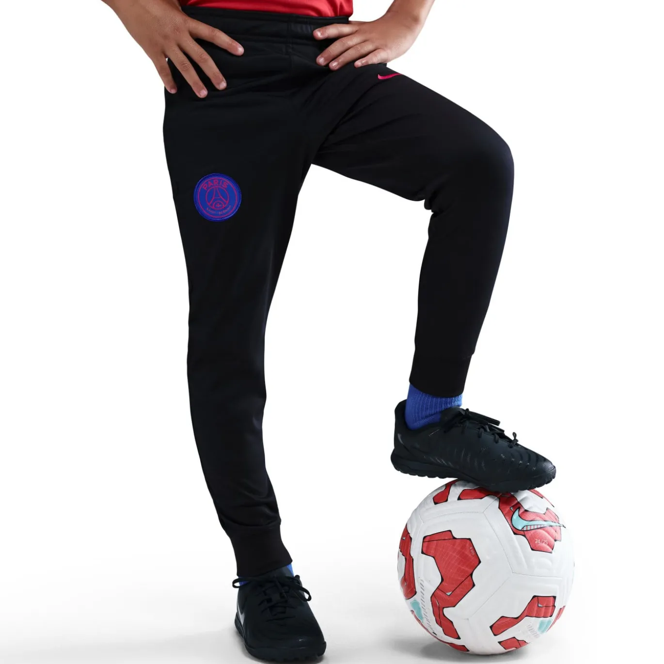 Nike Paris Saint-Germain Strike Trainingspak Full-Zip 2025-2026 Kids Wit Zwart Blauw Rood