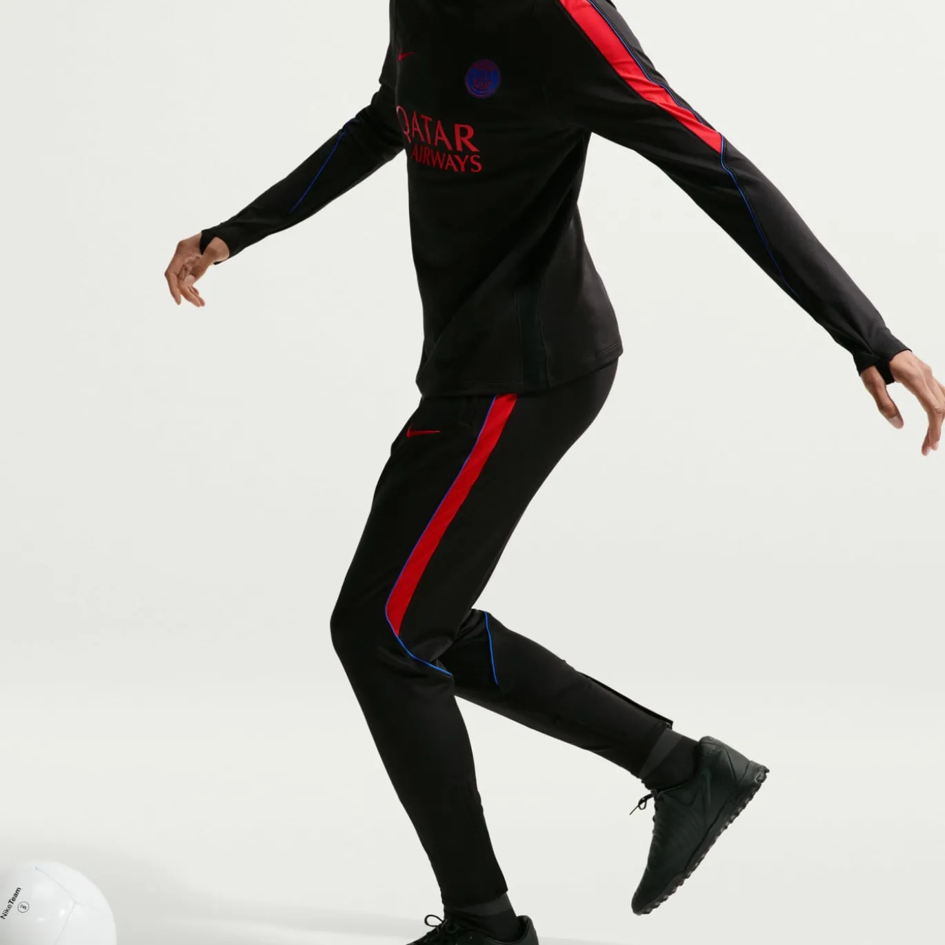 Nike Paris Saint-Germain Strike Trainingsbroek 2026-2027 Dames Zwart Felrood Donkerblauw