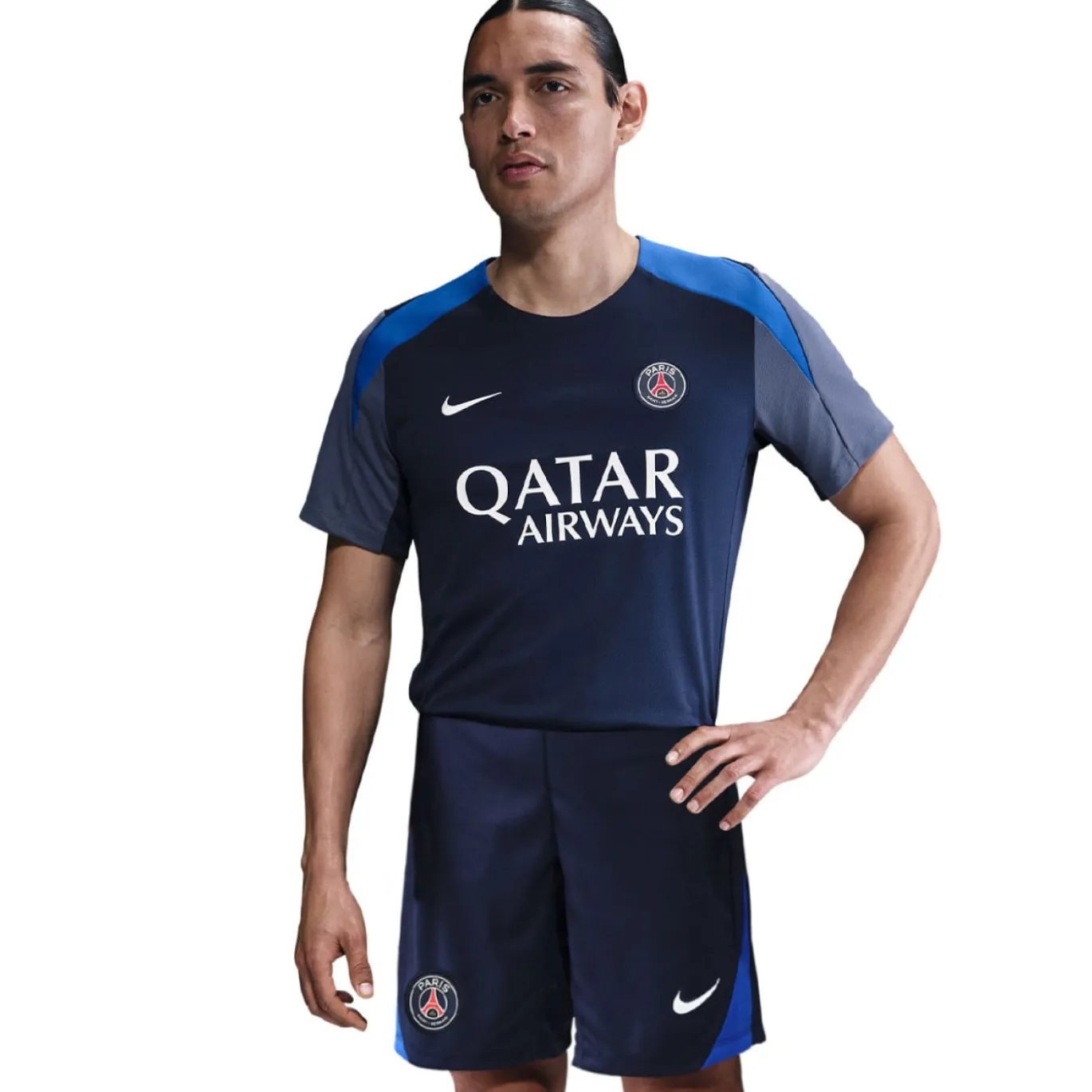 Nike Paris Saint-Germain Strike Trainingsset 2025-2026 Donkerblauw Blauw Wit