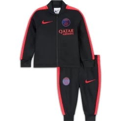 Nike Paris Saint-Germain Strike Trainingspak 2026-2027 Baby/Peuters Zwart Felrood Donkerblauw