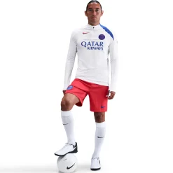 Nike Paris Saint-Germain Strike Trainingstrui 1/4-Zip 2025-2026 Wit Blauw Rood