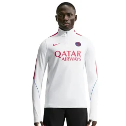 Nike Paris Saint-Germain Strike Trainingstrui 1/4-Zip 2026-2027 Wit Rood Donkerblauw