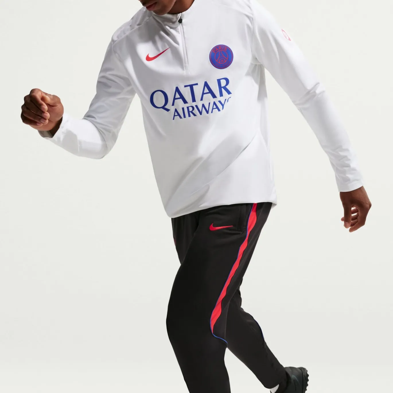 Nike Paris Saint-Germain Strike Trainingsbroek 2026-2027 Zwart Felrood Donkerblauw
