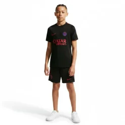 Nike Paris Saint-Germain Strike Trainingsset 2026-2027 Kids Zwart Felrood Donkerblauw