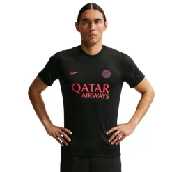 Nike Paris Saint-Germain Strike Trainingsset 2026-2027 Zwart Felrood Donkerblauw