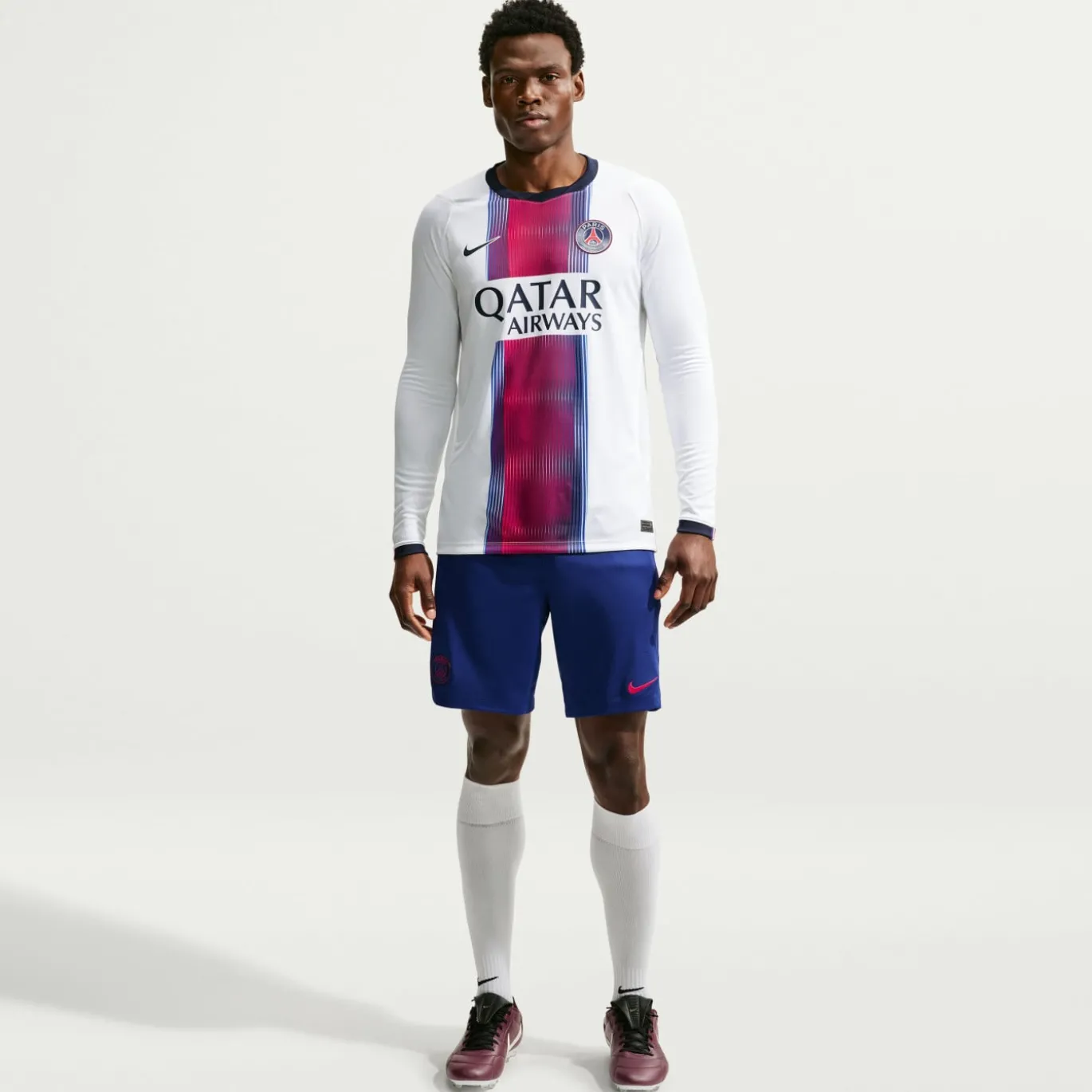 Nike Paris Saint-Germain Strike Trainingsbroekje 2026-2027 Donkerblauw Felrood