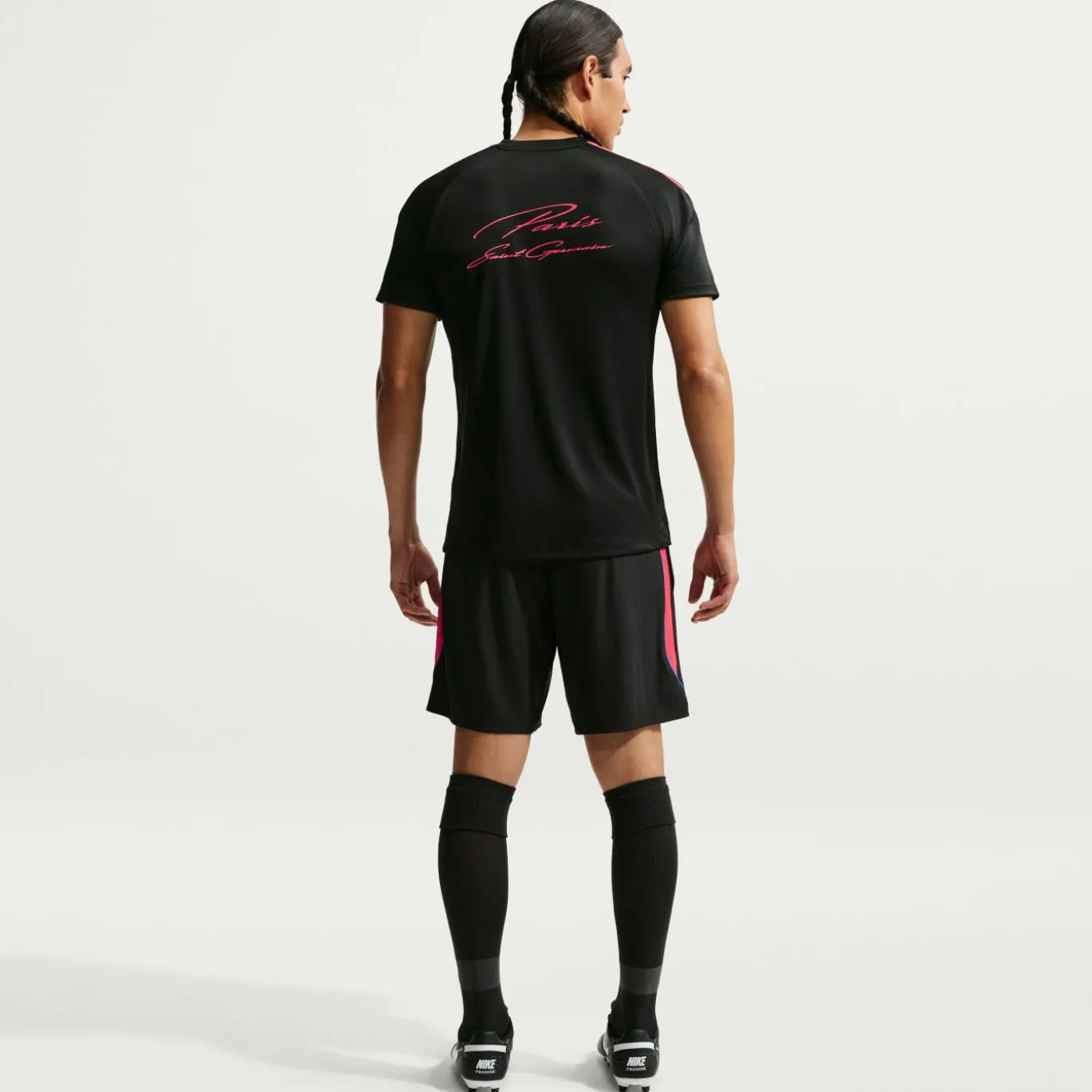 Nike Paris Saint-Germain Strike Trainingsshirt 2026-2027 Zwart Felrood Donkerblauw