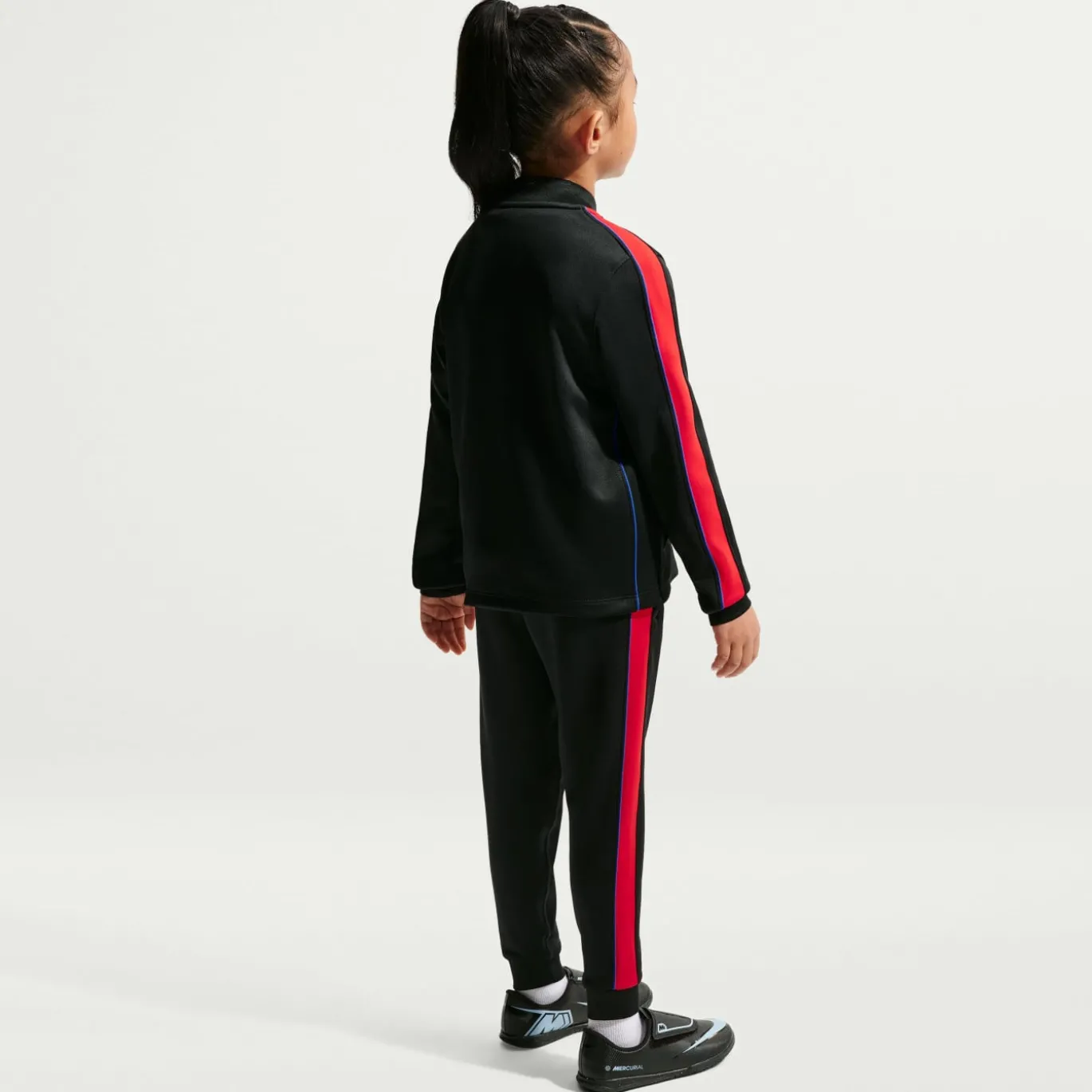 Nike Paris Saint-Germain Strike Trainingspak 2026-2027 Kleuters/Kids Zwart Felrood Donkerblauw