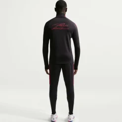 Nike Paris Saint-Germain Strike Trainingspak 1/4-Zip 2026-2027 Zwart Felrood Donkerblauw