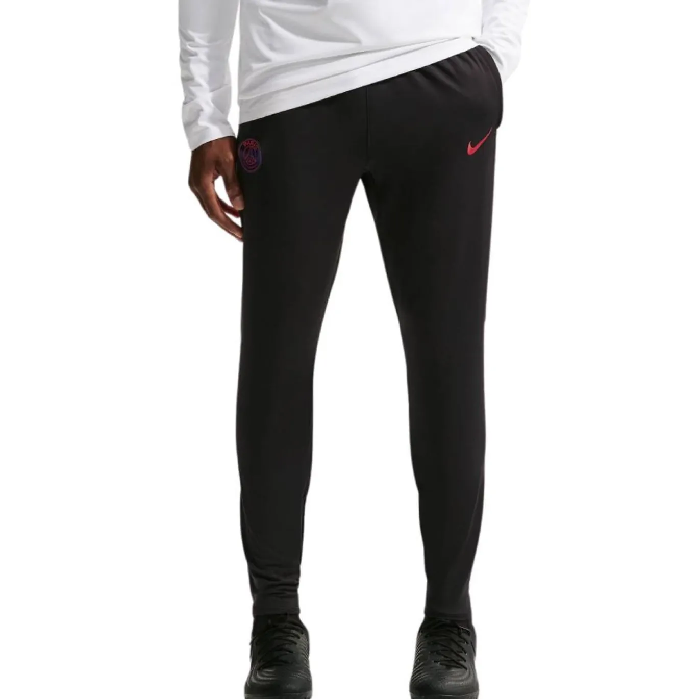 Nike Paris Saint-Germain Strike Trainingspak 1/4-Zip 2026-2027 Zwart Felrood Donkerblauw