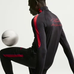 Nike Paris Saint-Germain Strike Trainingspak 1/4-Zip 2026-2027 Zwart Felrood Donkerblauw