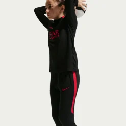 Nike Paris Saint-Germain Strike Trainingspak 1/4-Zip 2026-2027 Kids Zwart Felrood Donkerblauw
